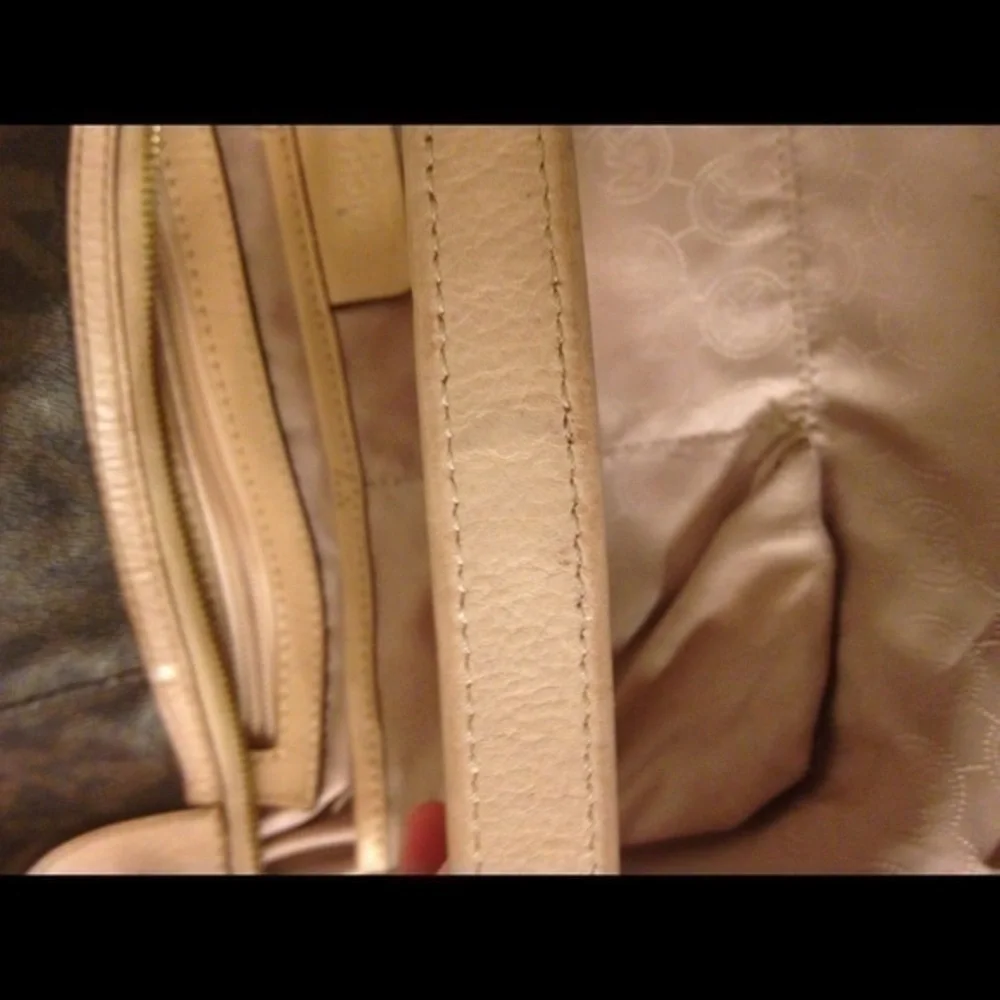 Michael Kors signature mk two way shoulder bag